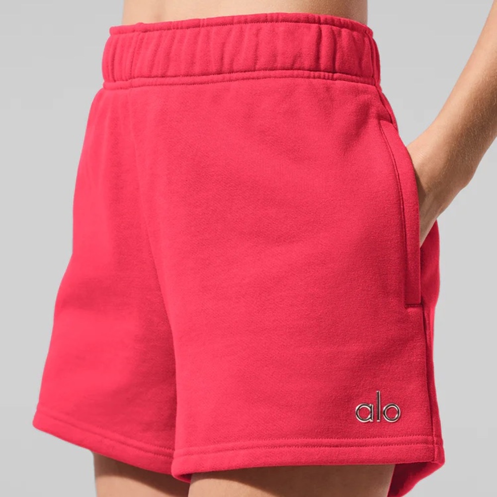 ALO Yoga Women's Accolade Shorts in Red